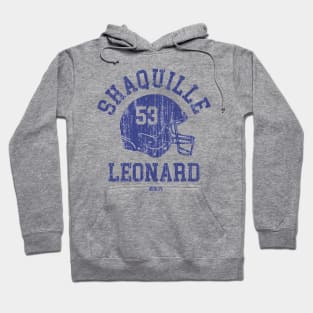 Shaquille Leonard Indianapolis Helmet Font Hoodie